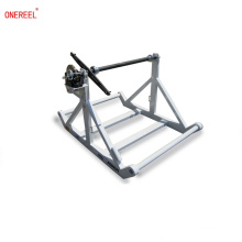 HEAVY DUTY Cable Reel Stands with Tensioning Brakes